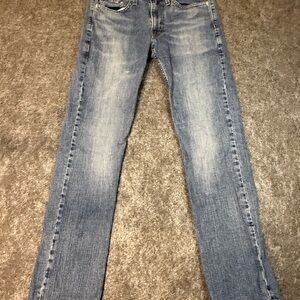 Signature Levi Strauss Gold Mens Blue Jeans Denim Slim Straight 29x30 straight